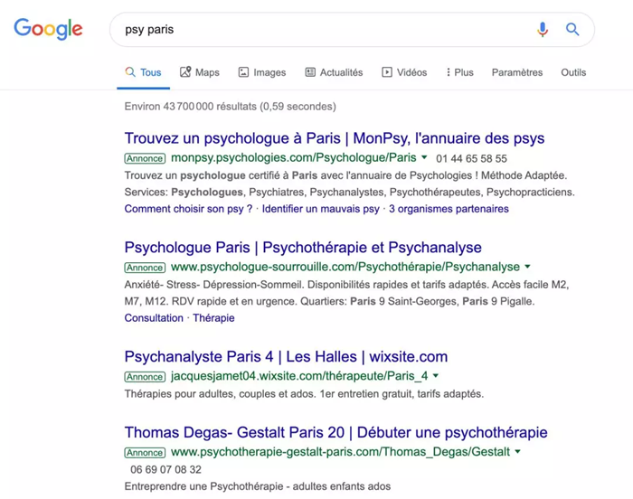 comment trouver psychiatre